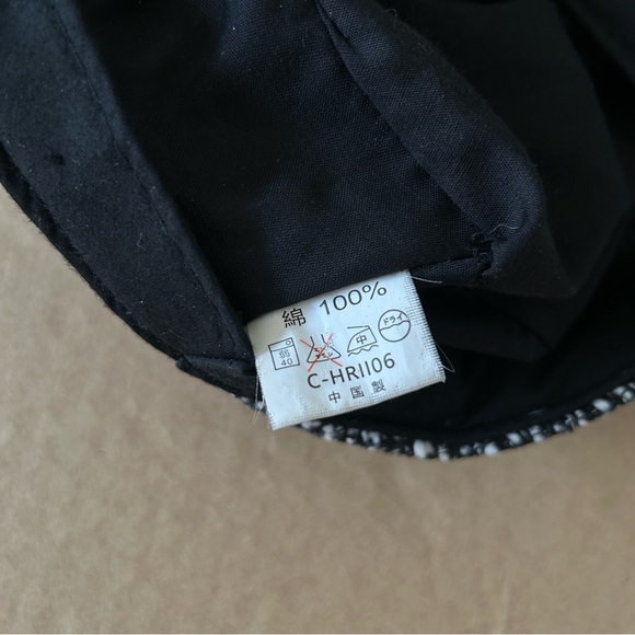 Women’s Newsboy Cap Hat Black and White Tweed Beret One Size Flat Cap Gatsby Hat - Picture 8 of 8